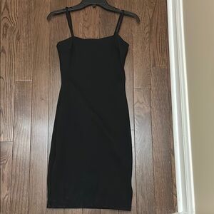 Lulus XS Elegant LBD Black Spaghetti Strap Dress Well made lined